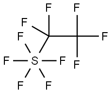 Sulfur, pentafluoro(1,1,2,2,2-pentafluoroethyl)-, (OC-6-21)- Structure