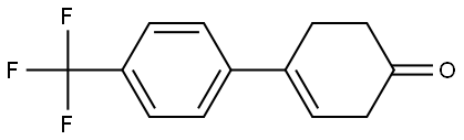 4'-(trifluoromethyl)-5,6-dihydro-[1,1'-biphenyl]-4(3H)-one Structure