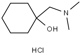 1-((dimethylamino)methyl)cyclohexan-1-ol hydrochloride Structure