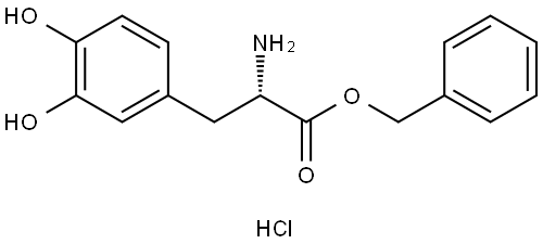 L-dopa benzyl ester hydrochloride Structure