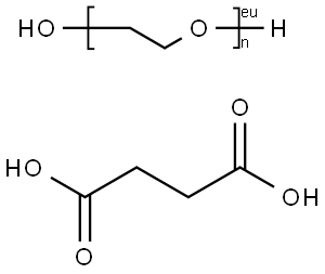 POLY(ETHYLENE GLYCOL SUCCINATE) 구조식 이미지