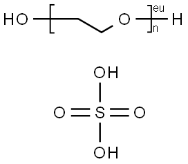 POLYETHYLENE GLYCOL 600 SULFATE 구조식 이미지