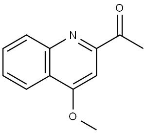 1-(4-methoxyquinolin-2-yl)ethan-1-one Structure