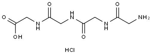Tetraglycine hydrochloride Structure