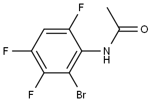 N-(2-Bromo-3,4,6-trifluorophenyl)acetamide Structure