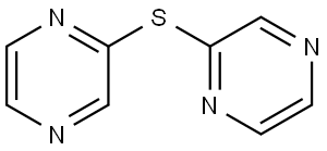 di(pyrazin-2-yl)sulfane Structure