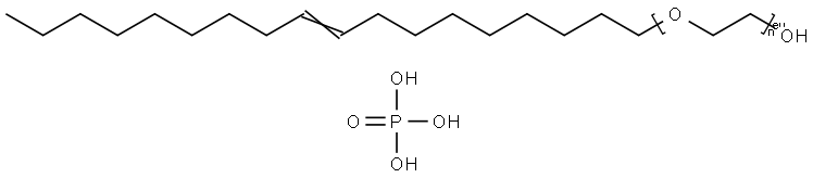 OLETH-2 PHOSPHATE Structure