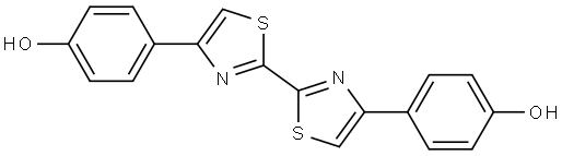 Phenol, 4,4′-[2,2′-bithiazole]-4,4′-diylbis- Structure