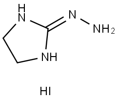 2-hydrazinyl-4,5-dihydro-1H-imidazole hydroiodide Structure