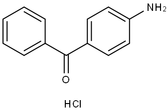 Methanone, (4-aminophenyl)phenyl-, hydrochloride Structure