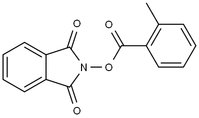 1,3-dioxo-2,3-dihydro-1H-isoindol-2-yl 2-methylbenzoate 구조식 이미지