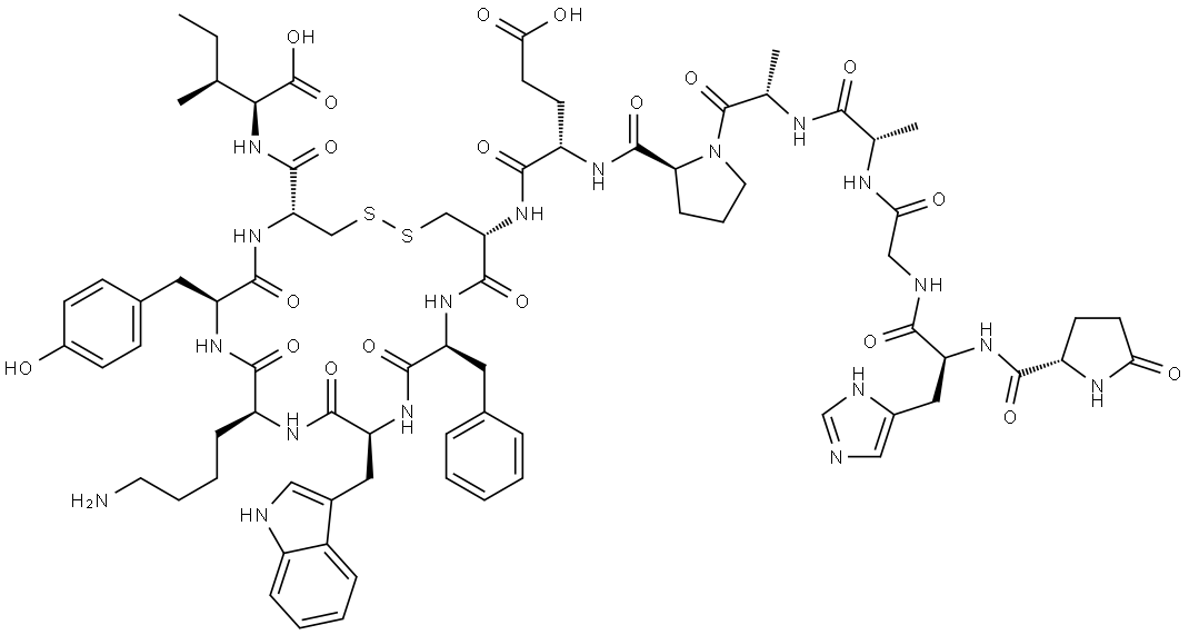 Urotensin II, mouse Structure