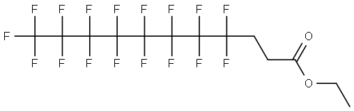 Ethyl 4,4,5,5,6,6,7,7,8,8,9,9,10,10,11,11,11-heptadecafluoroundecanoate Structure