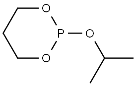 1,3,2-Dioxaphosphorinane, 2-(1-methylethoxy)- Structure