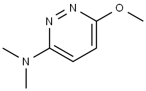 6-methoxy-N,N-dimethylpyridazin-3-amine Structure