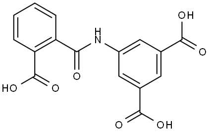 5-[(2-Carboxybenzoyl)amino]isophthalic acid Structure