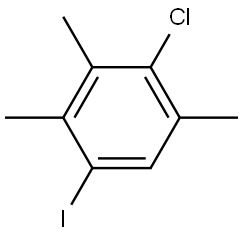 2-Chloro-5-iodo-1,3,4-trimethylbenzene Structure