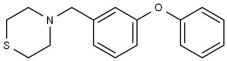 4-[(3-Phenoxyphenyl)methyl]thiomorpholine Structure