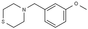 4-[(3-Methoxyphenyl)methyl]thiomorpholine Structure