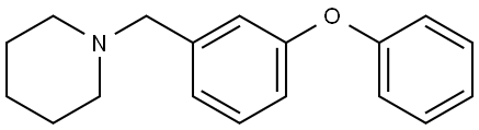 1-[(3-Phenoxyphenyl)methyl]piperidine Structure