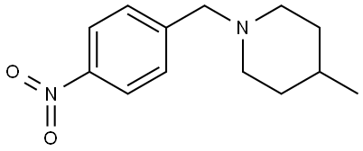 Piperidine, 4-methyl-1-[(4-nitrophenyl)methyl]- Structure