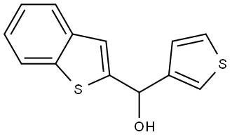 α-3-Thienylbenzo[b]thiophene-2-methanol Structure