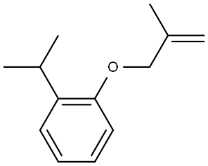 1-(1-Methylethyl)-2-[(2-methyl-2-propen-1-yl)oxy]benzene Structure