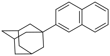 2-(1-Adamantyl)naphthalene Structure