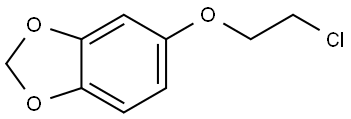 1,3-Benzodioxole, 5-(2-chloroethoxy)- Structure