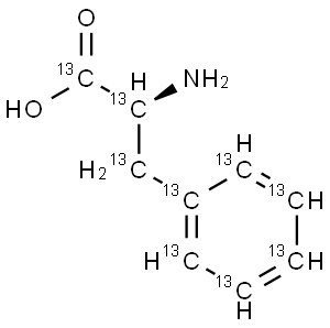 L-Phenylalanine-13C9 (9CI) Structure