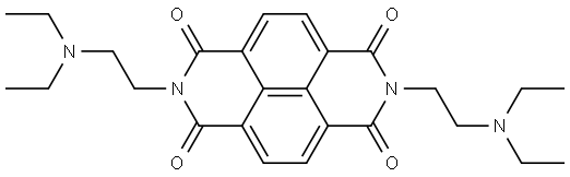 2,7-Bis(2-(diethylamino)ethyl)benzo[lmn][3,8]phenanthroline-1,3,6,8(2H,7H)-tetraone Structure