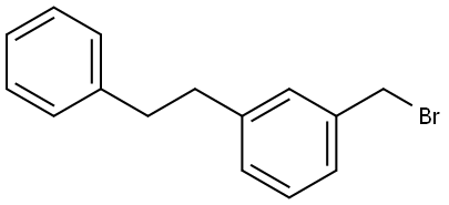 1-(bromomethyl)-3-phenethylbenzene Structure