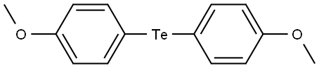 Benzene, 1,1'-tellurobis[4-methoxy- Structure