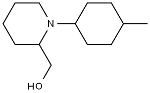 (1-(4-methylcyclohexyl)piperidin-2-yl)methanol Structure