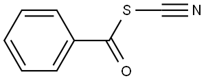 Benzenecarbothioic acid, anhydrosulfide with thiocyanic acid Structure