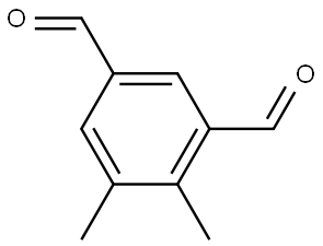 4,5-Dimethyl-1,3-benzenedicarboxaldehyde Structure