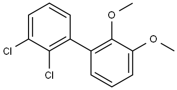 2,3-Dichloro-2',3'-dimethoxy-1,1'-biphenyl Structure