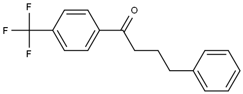 4-Phenyl-1-[4-(trifluoromethyl)phenyl]-1-butanone Structure