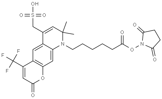 BP Fluor 430 NHS Ester Structure