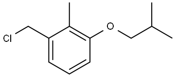 1-(chloromethyl)-3-isobutoxy-2-methylbenzene Structure