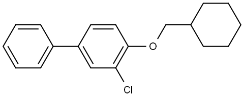 3-Chloro-4-(cyclohexylmethoxy)-1,1'-biphenyl Structure