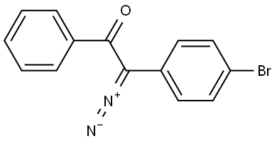 2-(4-bromophenyl)-2-diazo-1-phenylethan-1-one Structure