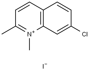 7-chloro-1,2-dimethylquinolin-1-ium iodide Structure