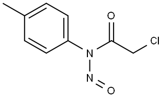 2-chloro-N-nitroso-N-(p-tolyl)acetamide Structure