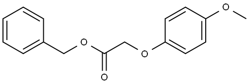 Benzyl (4-methoxyphenoxy)acetate Structure