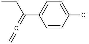 1-chloro-4-(penta-1,2-dien-3-yl)benzene Structure