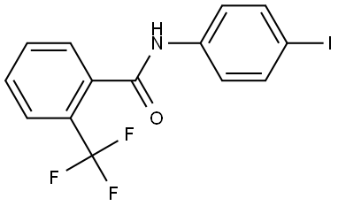 -(4-Iodophenyl)-2-(trifluoromethyl)benzamide Structure