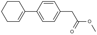 methyl 2-(2',3',4',5'-tetrahydro-[1,1'-biphenyl]-4-yl)acetate Structure