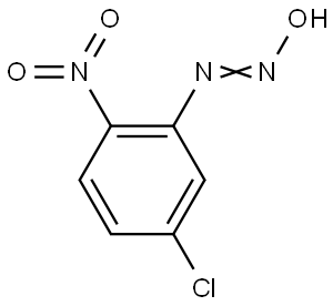 (Z)-1-(5-chloro-2-nitrophenyl)-2-hydroxydiazene Structure