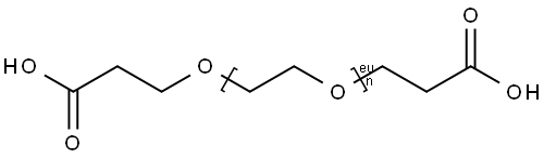 alpha-(2-Carboxyethyl)-omega-(2-carboxyethoxy)poly(oxy-1,2-ethanediyl) Structure